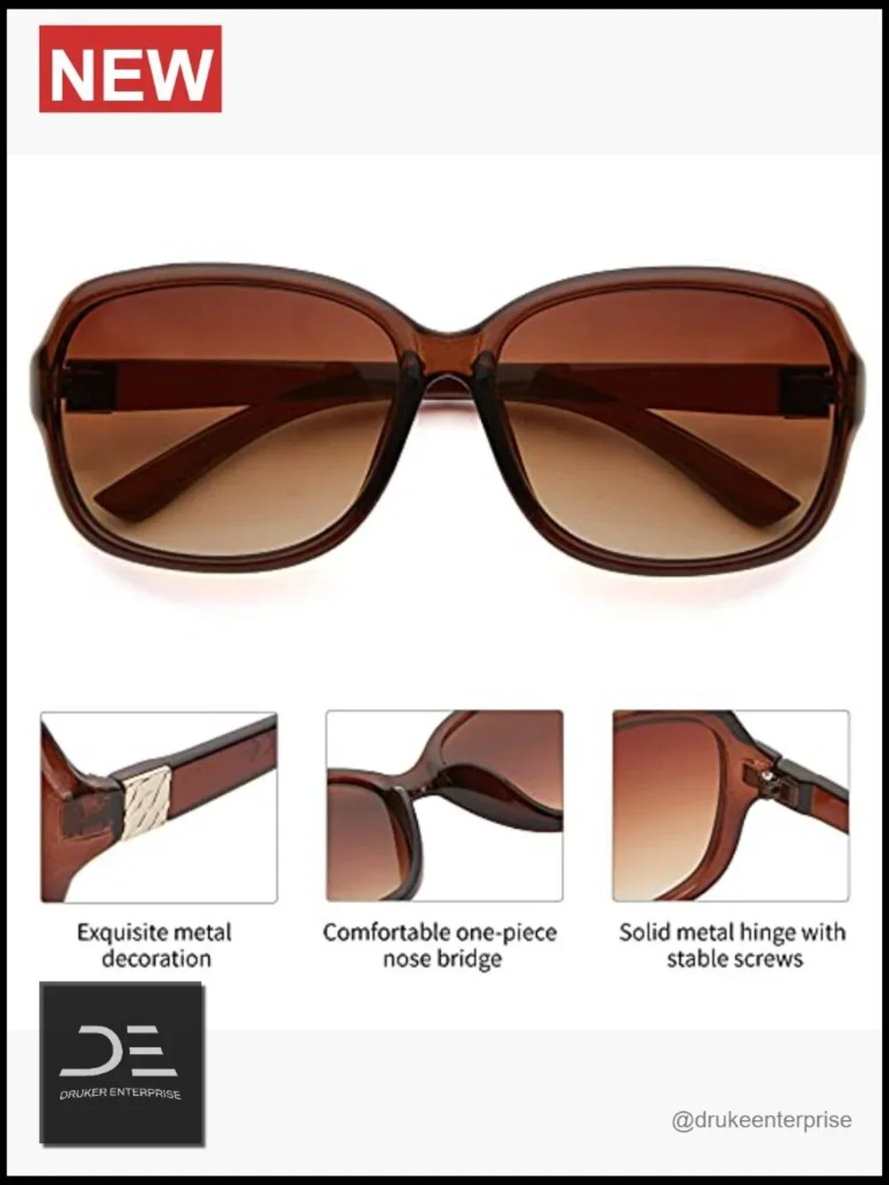 2 Pack Vintage Wrap Sunglasses UV400 Protection Shield Plastic/Polycarbonate